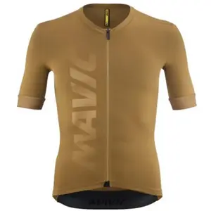 Maillot Mavic Aksium manches courtes marron - XL pas cher