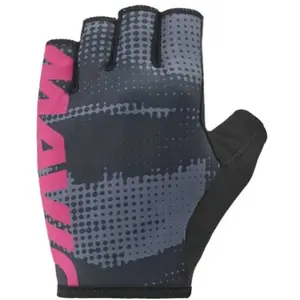 Gants Mavic Essential Padded Graphic gris foncé logo rose - XXL pas cher