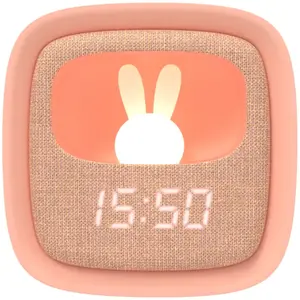 Mob - Réveil & Veilleuse tactile Billy Clock - Rose