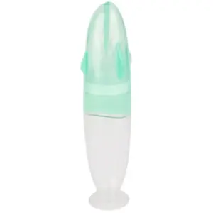 Calindoo Biberon cuillère vert pas cher