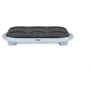 Comparateur de prix : HKoenig Crêpière Électrique 6 mini crêpes, Antiadhésive, 1500W - Réf. GOO60