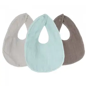 Lot de 3 bavoirs Naissance VERT Trois Kilos Sept pas cher