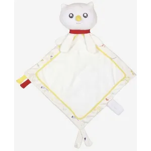 Doudou chouette Cache cache en fôret BLANC Trois Kilos Sept pas cher