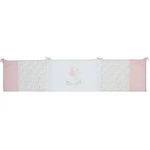 Comparateur de prix : TROIS KILOS SEPT Tour de lit 40x180 cm Rose et Lili
