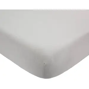 Comparateur de prix : Trois Kilos Sept Drap housse en coton Gris (60 x 120 cm)