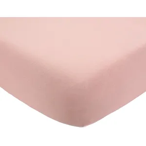 Comparateur de prix : TROIS KILOS SEPT - Drap Housse Bébé - 60x120 cm - 100% Coton - Label Oeko-TEX - Jersey Extensible - Vieux Rose