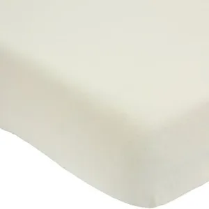 Trois Kilos Sept Drap housse en coton Vanille (60 x 120 cm) pas cher