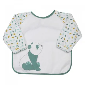 Comparateur de prix : Trois Kilos Sept Mixte bébé Panda Bavoir, Bleu, 6-18 mois