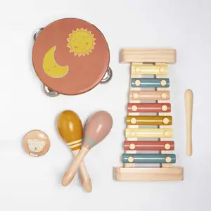 Trois Kilos Sept Coffret musical en bois (4 pièces) pas cher