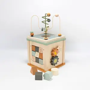 Trois Kilos Sept Cube d'activités en bois pas cher