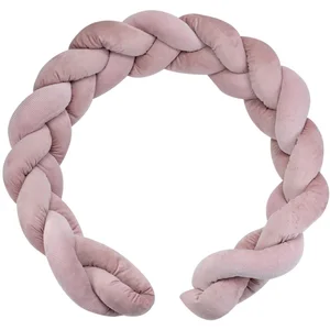 Trois Kilos Sept Tresse décorative Wooly vieux rose (200 cm) pas cher