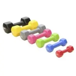 Comparateur de prix : Paire d'haltères vinyle Sporti 3kg Multicolore 3 kg 044066