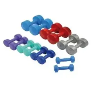 SPORTIFRANCE Paire d'haltères ciment Sporti France - bleu - 5 kg pas cher