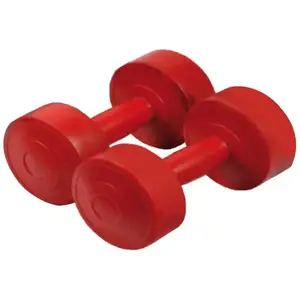 Paire d'haltère ciment Sporti 3 Kg Rouge 3 kg 044015 pas cher