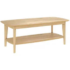 Rendez-vous Déco - Table basse rectangulaire en bois clair - sadi pas cher