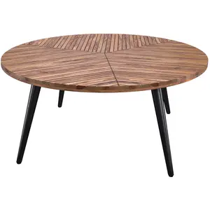 Rendez-Vous Déco Table basse ronde en bois d'acacia D80 cm pas cher