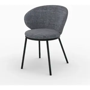 RENDEZ VOUS DÉCO Chaise en tissu gris - angèle Angèle pas cher