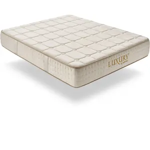 NATURALEX Matelas Luxury 160x200 cm - Mousse mémoire HR - Ergonomique - 7 Zones de Confort - Respirant - Réversible - Très épais 30 cm pas cher
