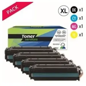 Compatible HP 312A Pack 4 Toners Noir, cyan, magenta et jauneVendu partoner-services