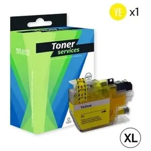 Toner Services Compatible Brother LC3219XL Cartouche Jaune LC3219XLY (Livres) pas cher