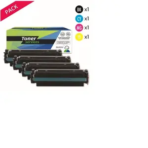 Compatible HP 410A Pack de 4 toners Noir, cyan, magenta et jauneVendu partoner-services