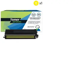 Compatible Brother TN326 Toner Jaune TN326Y (BTTN326Y) pas cher