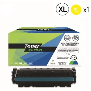 Compatible HP 410X Toner Jaune CF412X (HT410XY/CF412X) pas cher