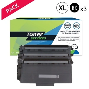 Compatible Brother TN3380 Pack 3 Toners Noir TN3380 (BTTN3380) pas cher