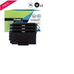 Compatible Brother TN3480 Pack 3 Toners Noir TN3480 (BTTN3480)