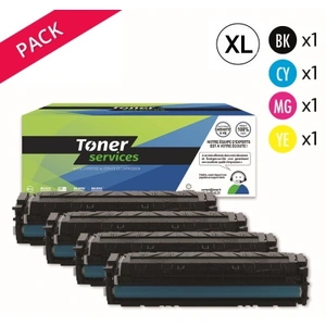 Compatible HP 201X Pack de 4 toners Noir, cyan, magenta et jaune XL