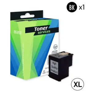 Toner Services Compatible HP 302XL Cartouche Noir F6U68AE pas cher