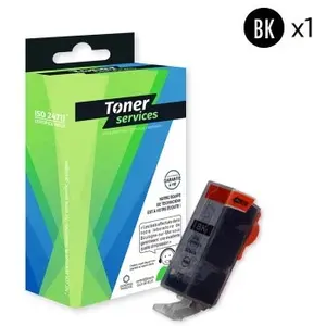Toner Services Compatible Canon PGI520 Cartouche Noir 2932B001 (C520) pas cher
