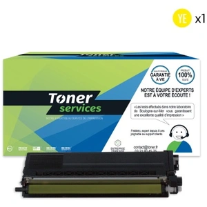Compatible Brother TN325 Toner Jaune TN325Y (BTTN325YR) pas cher