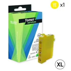 Toner Services Compatible Epson 18XL/T1814 Cartouche Jaune C13T18144010 (Pâquerette) pas cher