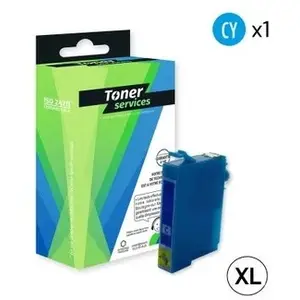 Comparateur de prix : Toner Services Compatible Epson 18XL/T1812 Cartouche Cyan C13T18124010 (Pâquerette)