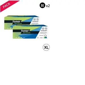Compatible HP 42X Toners Pack de 2 Noir Q5942X (HT1338X/HT5942X)