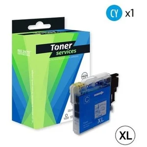 Toner Services Compatible Brother LC1100 Cartouche Cyan LC1100C (Saturne) pas cher