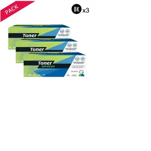 Compatible Kyocera Pack 3 Toners Noir TK3100 (KT3100)
