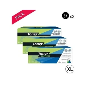 Pack de 3 toners compatible Canon 2330 Noir