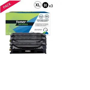 Compatible Canon 719H Pack 3 Toners Noir CE505X (05X)Vendu partoner-services