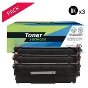 Compatible Canon 12A Pack 3 Toners Noir Q2612A (12A) pas cher