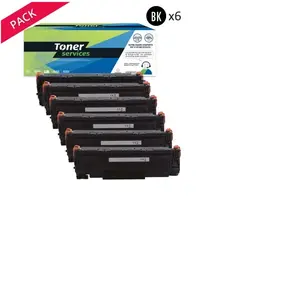 Compatible Canon 713 Pack 6 Toners Noir CB436A (36A)
