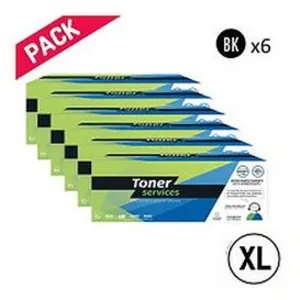 Compatible Brother TN2120 Pack 6 Toners Noir TN2120 (BTTN2120)