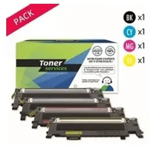 Compatible Samsung SU382A Pack 4 toners Noir et couleurs (CLT-P4072C)Vendu partoner-services