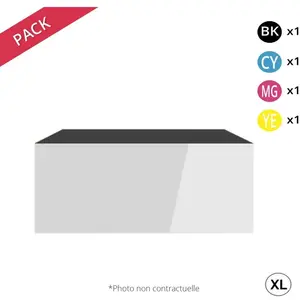 Toner compatible Lexmark 782 XL Noir et couleursVendu partoner-services