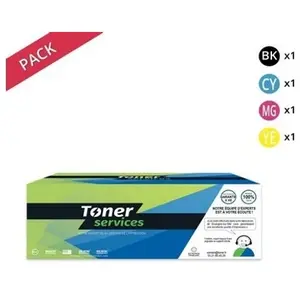 Toner Compatible Hp 220A Noir et Couleurs Marque Toner Services (P4KHT...Vendu partoner-services