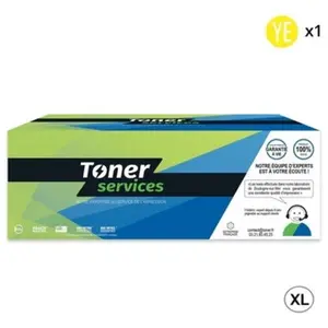 Toner Compatible W2202X jaune Marque Toner Services (HT220XY)