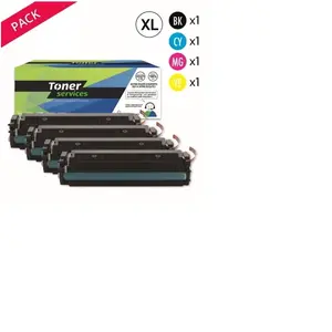 Compatible Canon 045H Pack 4 toners Noir, cyan, magenta et jaune XLVendu partoner-services