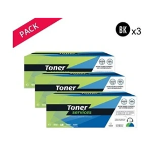 Pack de 3 toners compatible Dell B2360 Noir