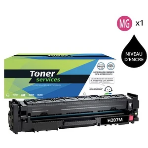 Toner Compatible HP 207A Magenta (Avec puce) pas cher